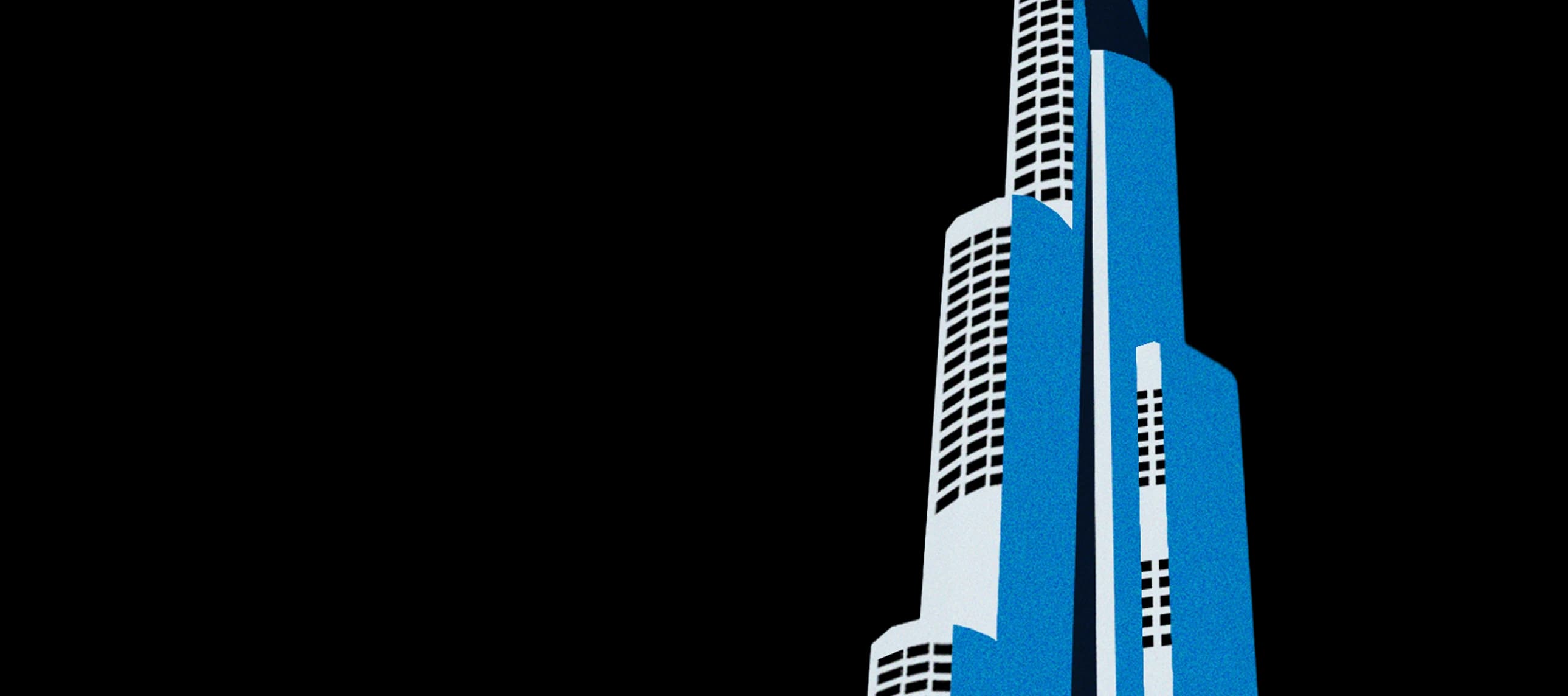 Burj Khalifa illustration representing business in the UAE