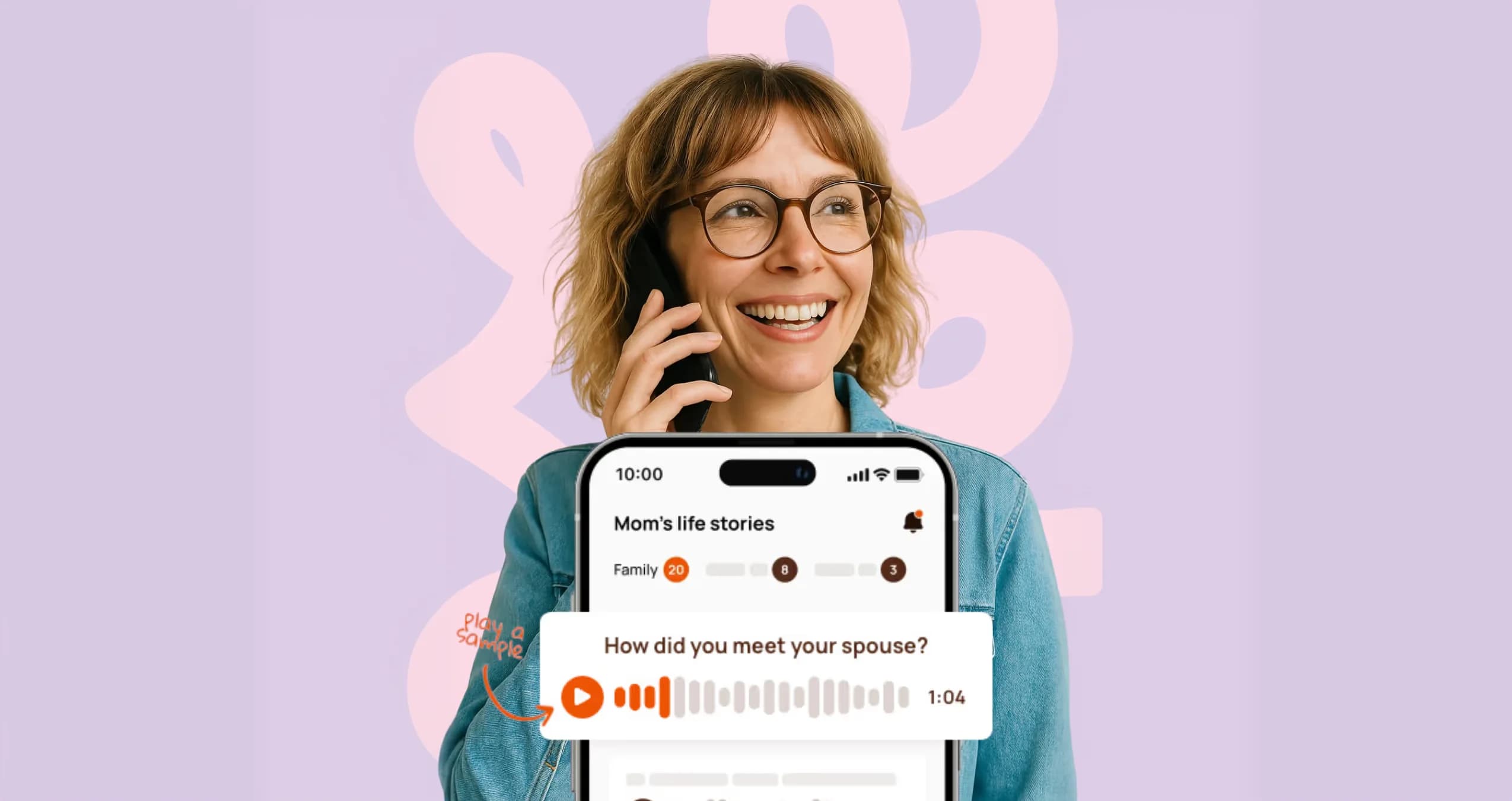 Storii customer using Commenda's compliance platform on mobile during a phone call