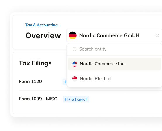 Commenda tax and accounting overview with Form 1120 and Form 1099-MISC filings