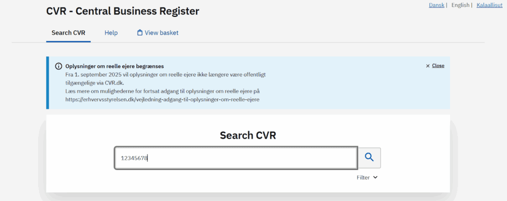 Search CVR